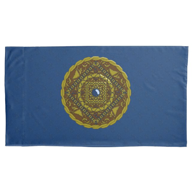 Capricórnio Mandala fronha (Frente)