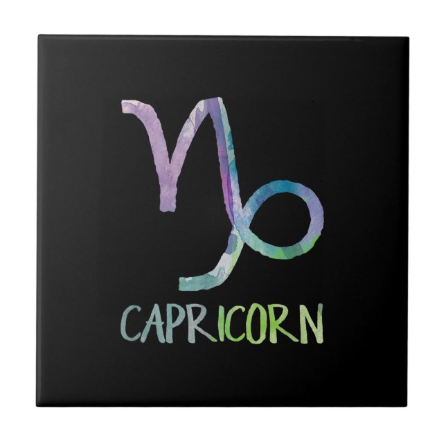 Capricórnio Zodiac Símbolo Astrologia Marinha Gift (Frente)