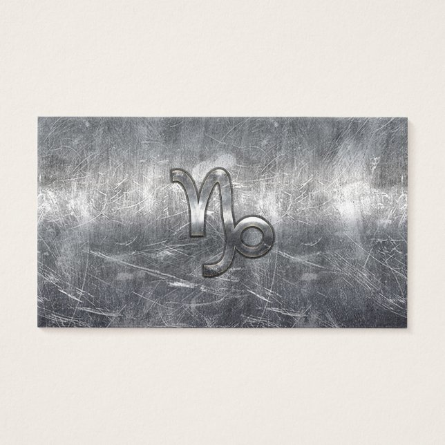 Capricórnio Zodiac - Sinal em grunge estilo angust (Frente)