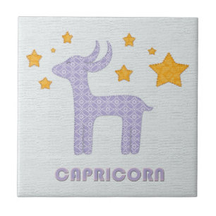 Capricórnio zodíaco azul-bebê