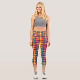 Capris de Ioga Personalizados de Cintura Alta