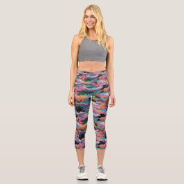 Capris de Ioga Personalizados de Cintura Alta