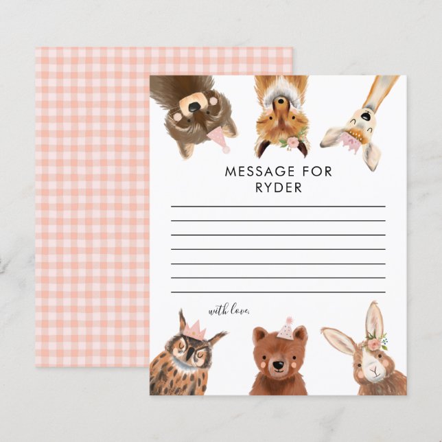 Cápsula de Festa de aniversário do Woodland para M (Frente/Verso)