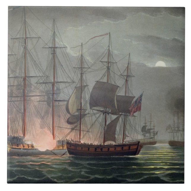 Captação do La Desiree, o 7 de julho de 1800, 'do (Frente)