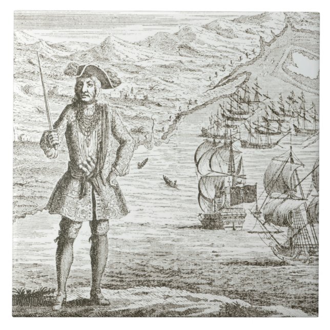 Captain Bartholomew Roberts (1682-1722) com dois s (Frente)