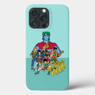 Captain Planet Group Graphic - The Power Is Yours!