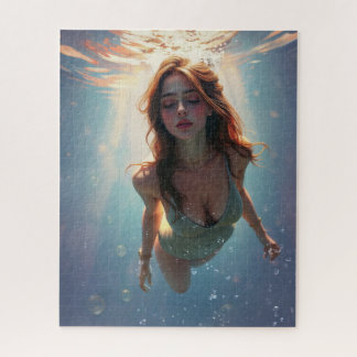 Captivando o Quebra-cabeça de serra-gigante oceâni