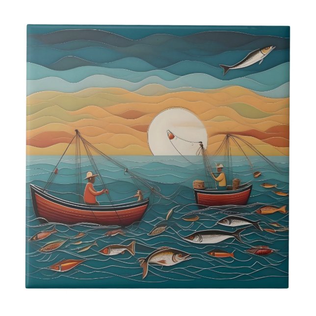 Captura Da Arte Do Povo De Pesca, (Frente)
