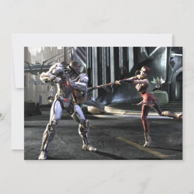 Captura de tela: Cyborg vs Harley (Frente)
