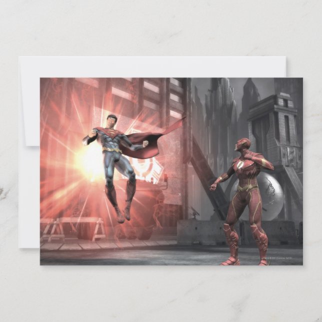 Captura de tela: Super-Homem vs Flash (Frente)