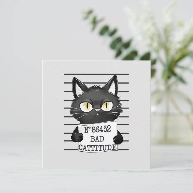 Captura Má - Captura de Gato Negro (Em pé/Frente)
