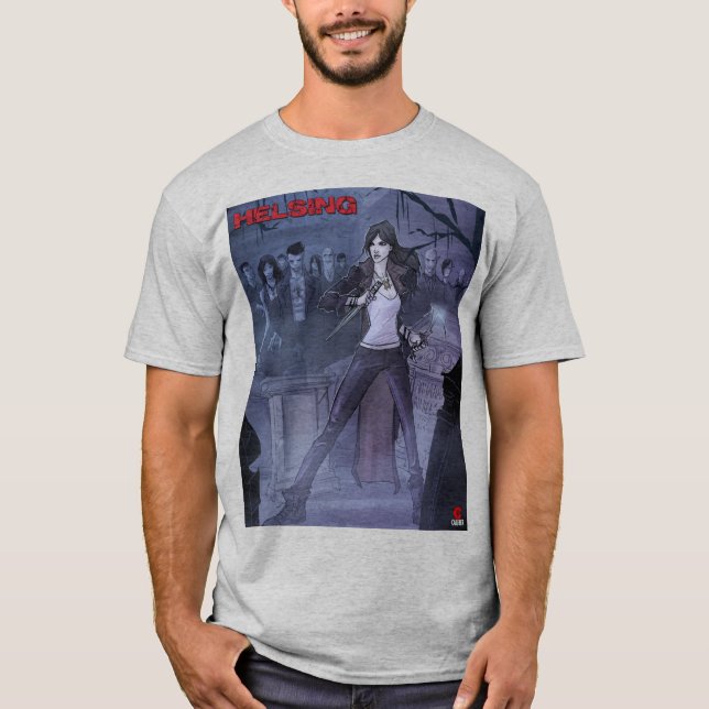 Capturando camiseta básica de cinza design (Frente)