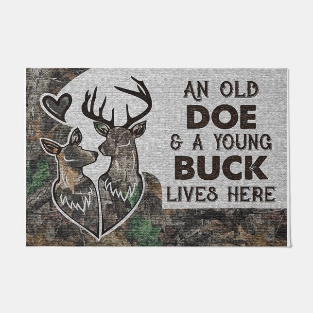 Capturando um tapete Casal, um velho e um jovem Bu (Frente)