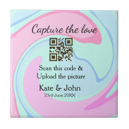 Capturar a combinação azul-rosa do marble add QR s