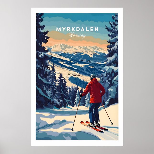 Capture Adventure with Myrkdalen Ski Poster 1 (Frente)