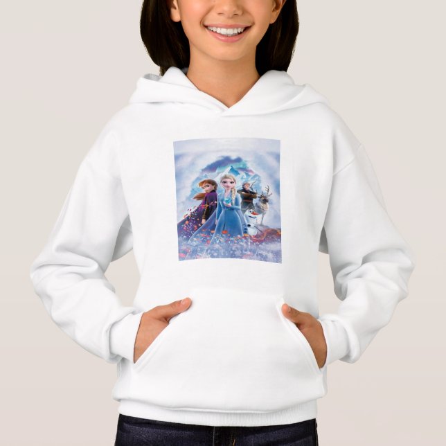 capuche for girl animation frozen (Frente)