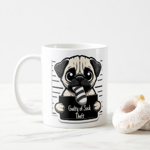 Capucheira de canecas - Pug - Coffee Mug