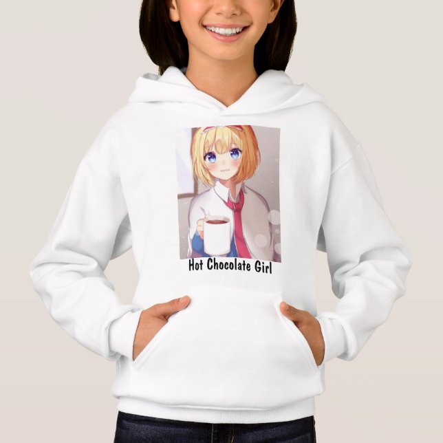 capuz de anime fofo para meninas (Frente)