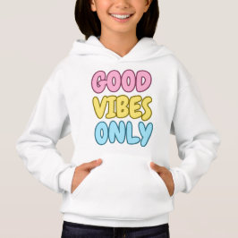 Capuz de Moletom Infantil Vibrações Positivas