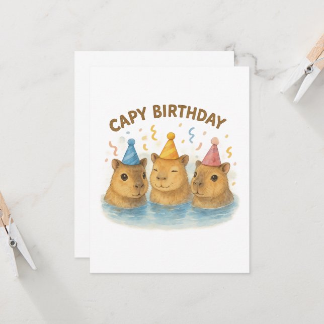 Capy Birthday (Frente/Verso In Situ)
