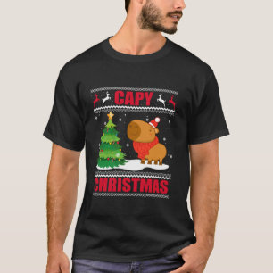Capy Ugly Christmas Sweater, Camisa Capybara Lover