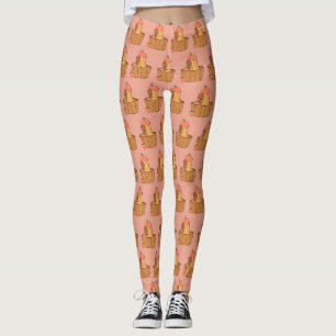 Capybara e Peach Leggings Fruta