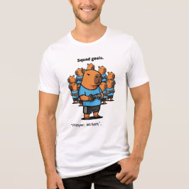 Capybara Gamer T-Shirt _ Custom Name