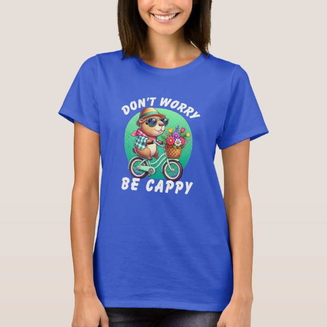 Capybara Gifts | Camisa Capybara | Não Se Preocupe (Frente)