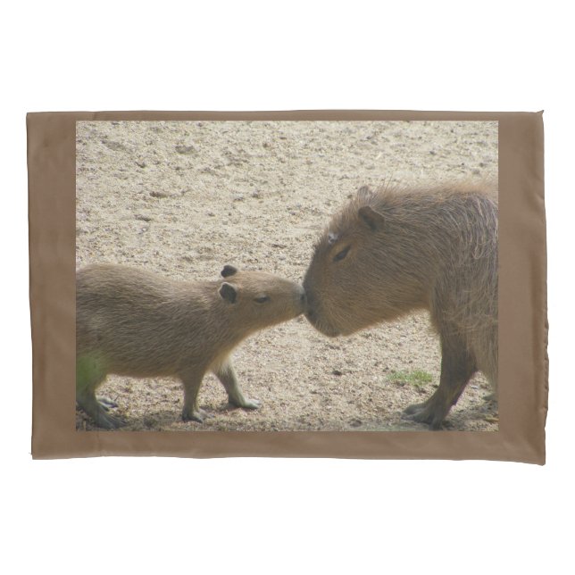 Capybara Mãe e Bebê (Frente)