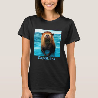 Capybara Na Camisa Água