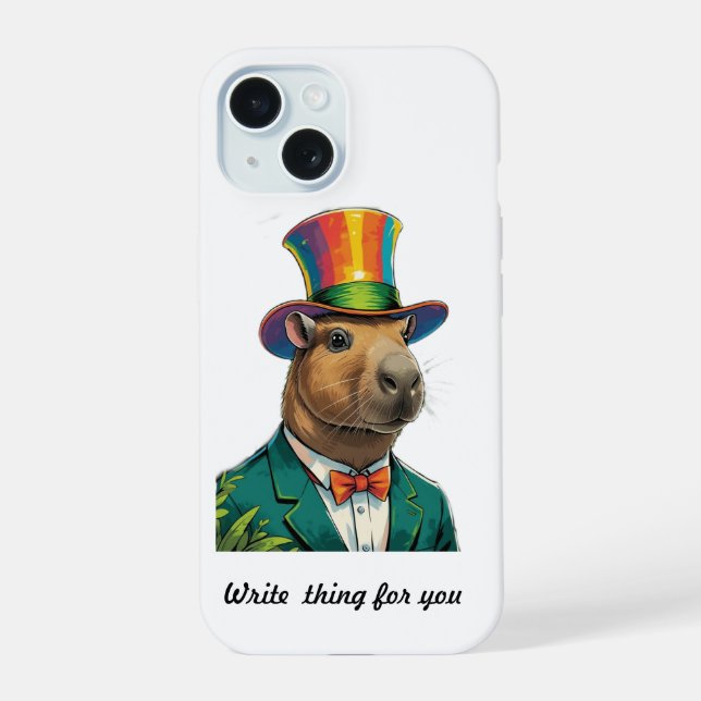 Capybara phone case iPhone (Verso)