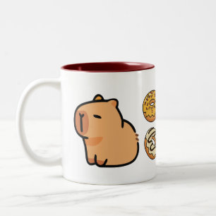 Capybara Rosquinha Mug Xícara de café com leite