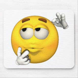 Cara da emoção - Mousepad de pensamento