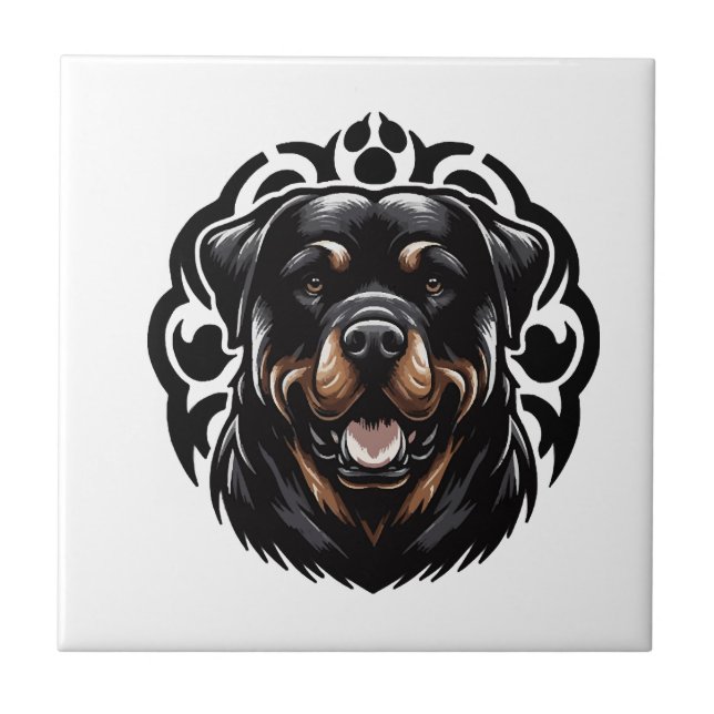 Cara de Cachorro Rottweiler (Frente)