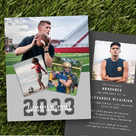 Cara de esporte de orçamento Anúncio de Formando d