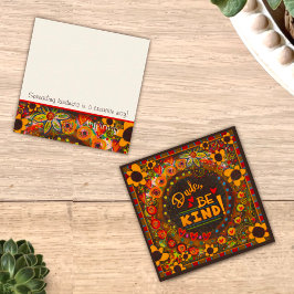 Cara Divertido Seja gentil Inspirividade Cartões b