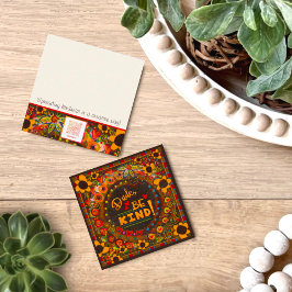 Cara Divertido Seja gentil Inspirividade Cartões b