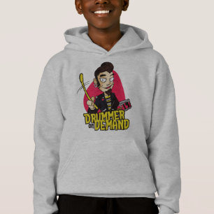 Cara do Baterista com Design de Palhetas
