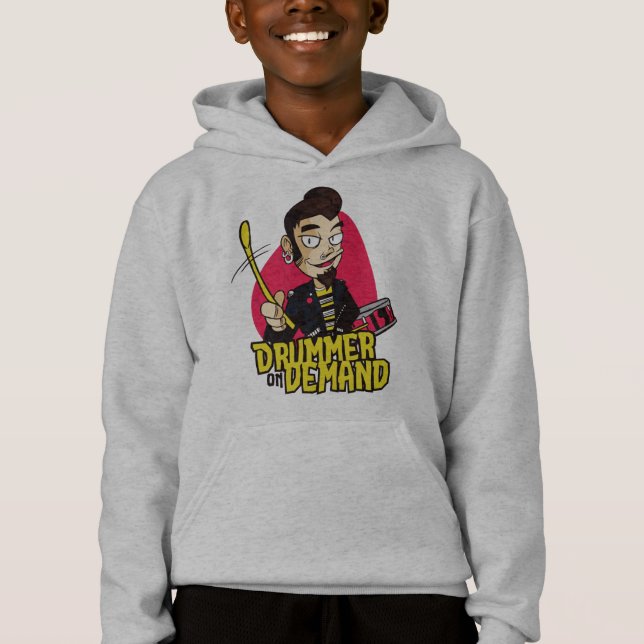 Cara do Baterista com Design de Palhetas (Frente)