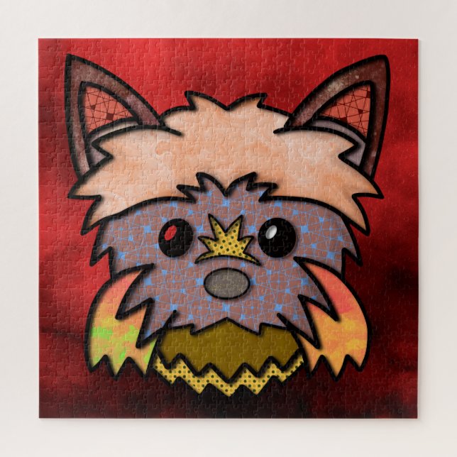 Cara feia de cão Quebra-cabeça (Vertical)