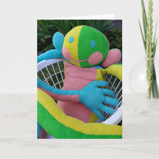 Cara Feliz Apenas Enche Cartão Personalizado (Frente)