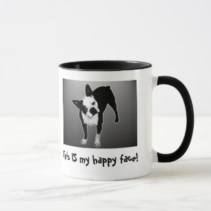 Cara feliz - caneca da campainha