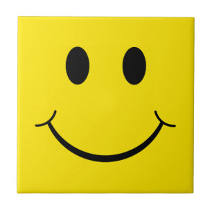 Cara feliz do amarelo clássico dos anos 70