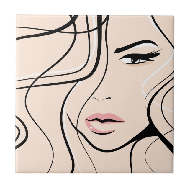 Cara fêmea adorável (Frente)