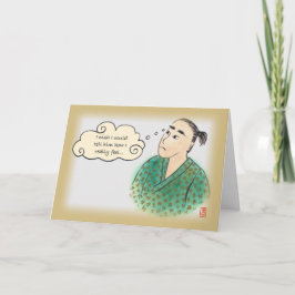 Cara japonesa em Yukata Love 2 para o cartão