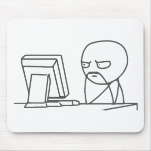 Cara Meme - Mousepad do computador