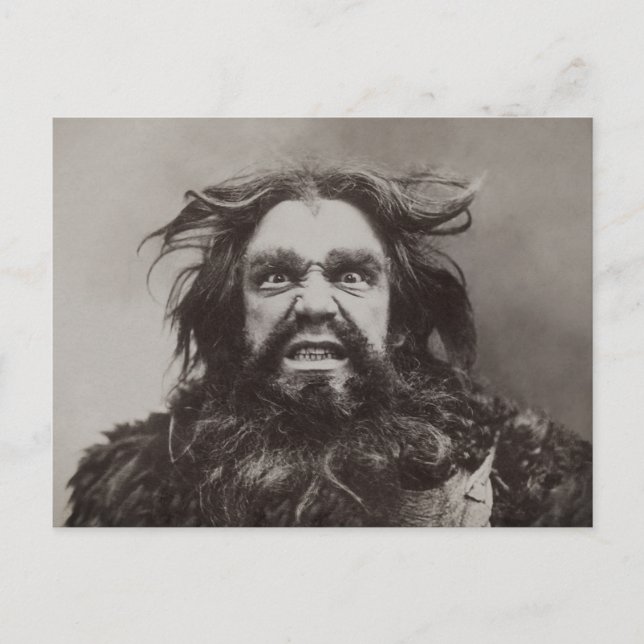 Cara Zangado - Cartão-postal / RSVP / Convites (Frente)