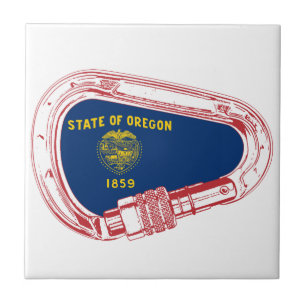 Carabineiro de subida de bandeira do Oregon