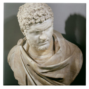 Caracalla, o mármore romano cuirassed o busto,