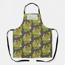 Caracóis Felizes na Arte Folha de Alface